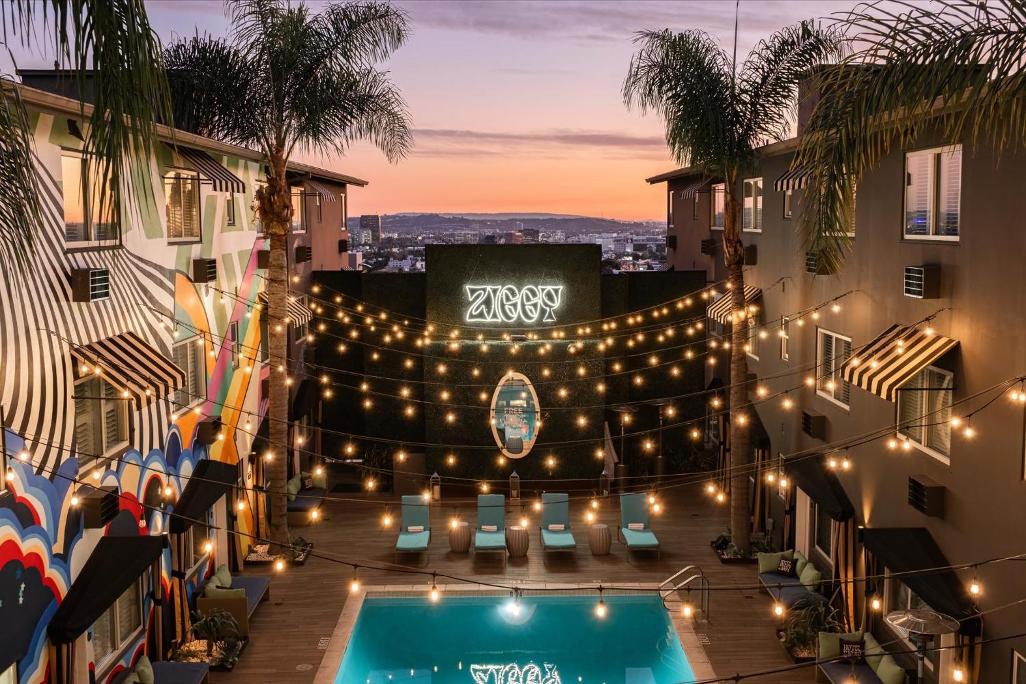 Hotel Ziggy Los Angeles Уэст-Голливуд Экстерьер фото